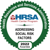 Logo or seal for Addressing Social Risk Factors