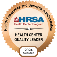 Logo or seal for Health Center Quality Leader