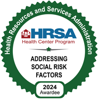 Logo or seal for Addressing Social Risk Factors